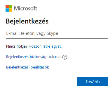 Hotmail bejelentkezés