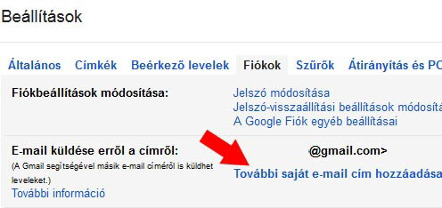 Email álnév beállítás Gmail