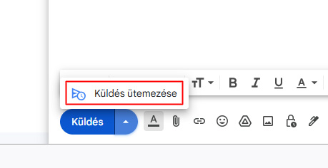 Gmail: Email időzített küldése