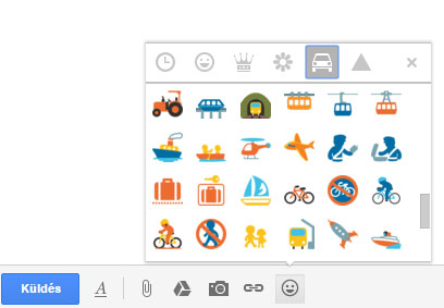 Gmail új hangulatjelek 2015